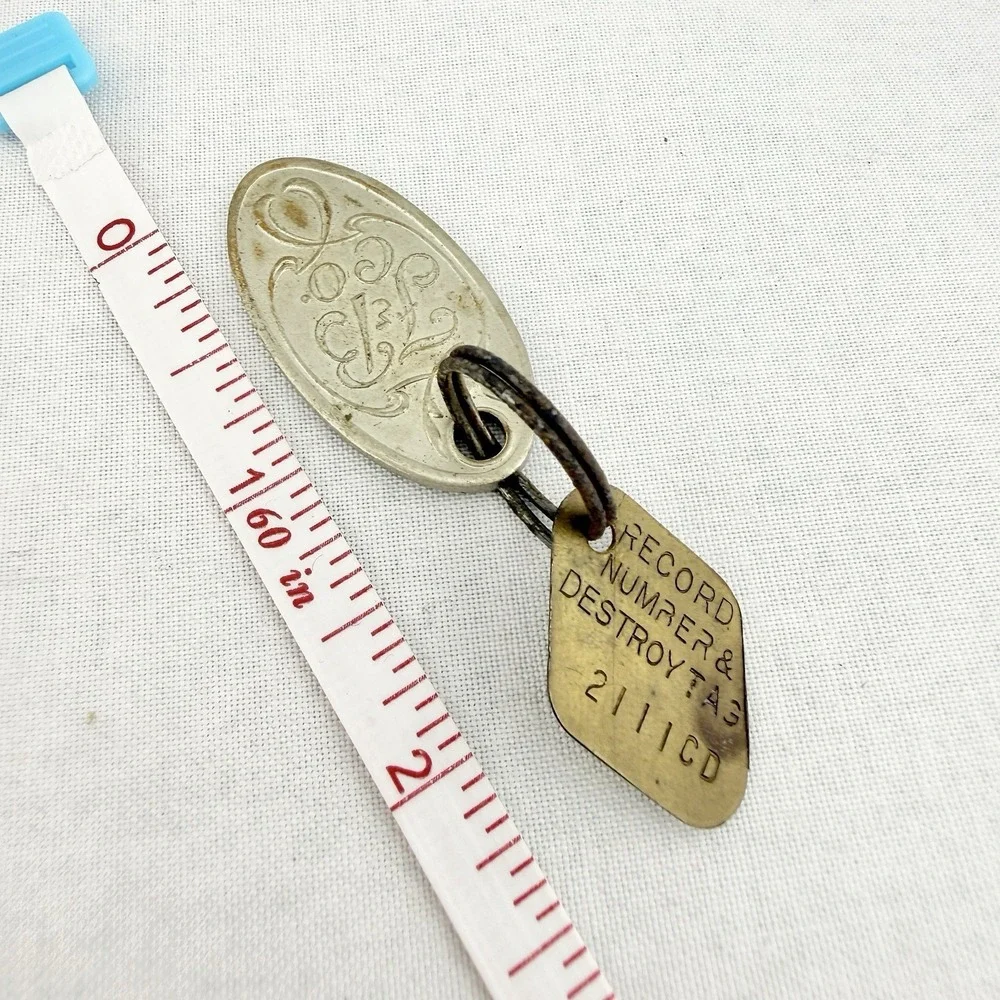 Vintage Famous & Barr Co Dept Store Key Fob & 
